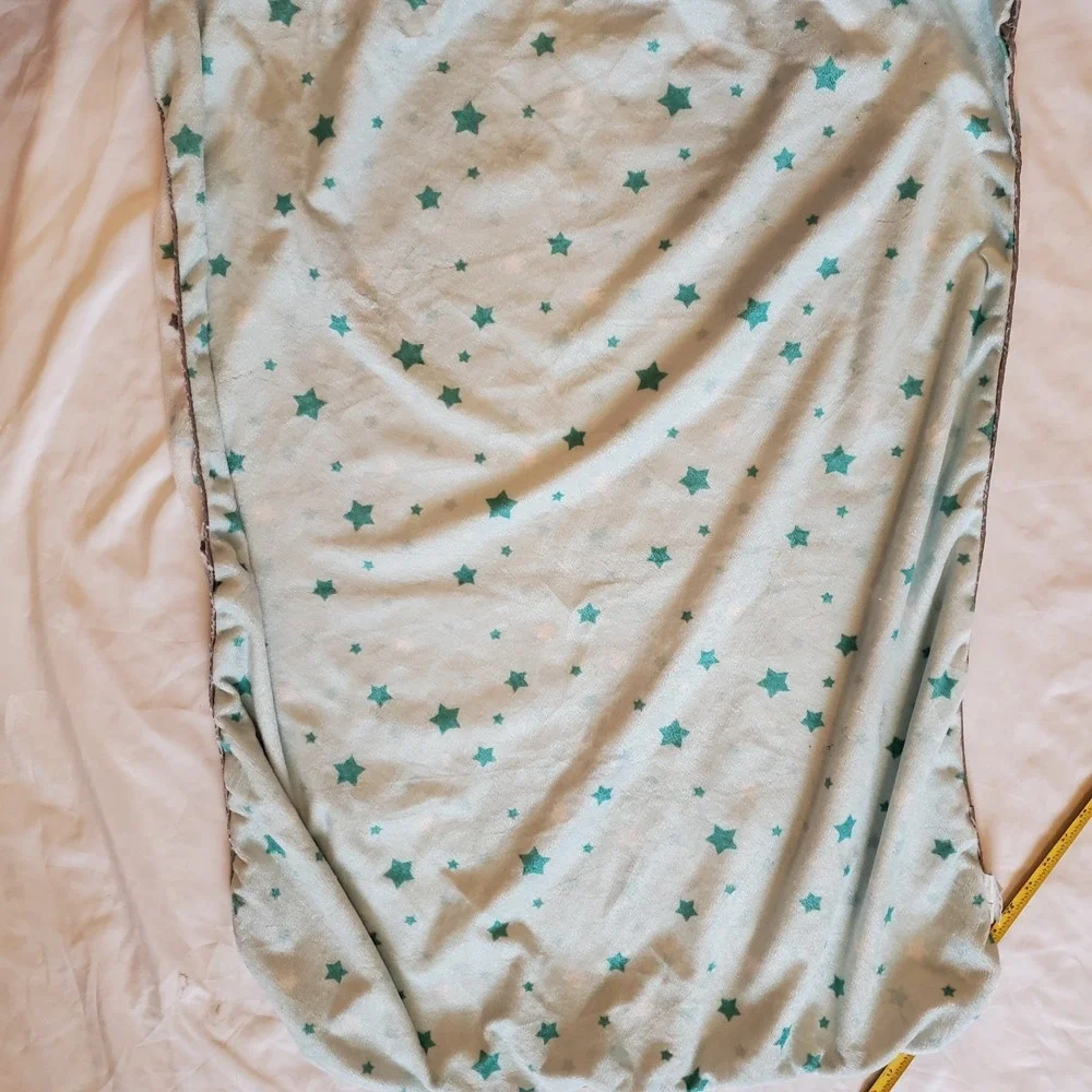 S.L. Home Fashions Spaceships Stars‎ Sherpa Infant Blanket Planet